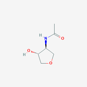 trans-N-(4-Hydroxy-tetrahydro-furan-3-yl)-acetamide