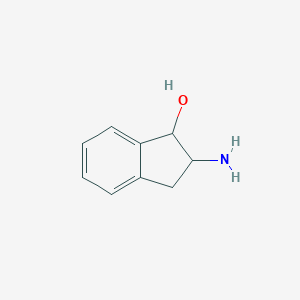 molecular formula C9H11NO B081869 2-氨基茚-1-醇 CAS No. 15028-16-7