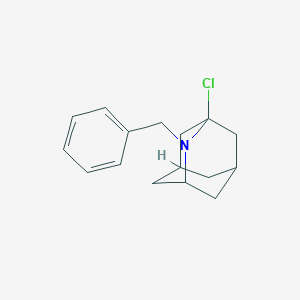 molecular formula C16H20ClN B8186921 2-Benzyl-1-chloro-2-azaadamantane 