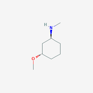 molecular formula C8H17NO B8186959 (1S,3S)-(3-Methoxy-cyclohexyl)-methyl-amine 