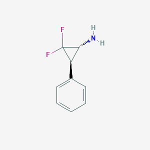trans-2,2-Difluoro-3-phenyl-cyclopropylamine
