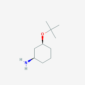 molecular formula C10H21NO B8187026 cis-3-tert-Butoxy-cyclohexylamine 