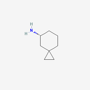 molecular formula C8H15N B8187048 (R)-Spiro[2.5]oct-5-ylamine 