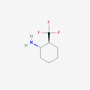 molecular formula C7H12F3N B8187104 (1S,2S)-2-Trifluoromethyl-cyclohexylamine 