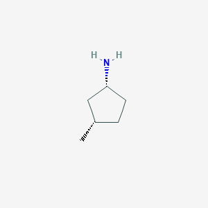 molecular formula C6H13N B8187222 cis-3-Methyl-cyclopentylamine 