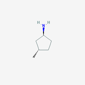 molecular formula C6H13N B8187230 trans-3-Methyl-cyclopentylamine 