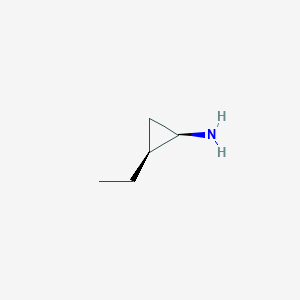 molecular formula C5H11N B8187255 (1R,2S)-2-Ethyl-cyclopropylamine 