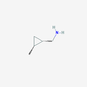 molecular formula C5H11N B8187265 (1S,2R)-C-(2-Methyl-cyclopropyl)-methylamine 