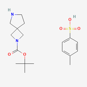 molecular formula C18H28N2O5S B8187279 2,6-Diaza-spiro[3.4]octane-2-carboxylic acid tert-butyl ester tosylate 