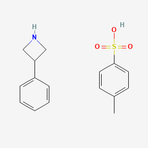 molecular formula C16H19NO3S B8187281 3-Phenyl-azetidine tosylate 