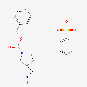molecular formula C21H26N2O5S B8187284 6-Cbz-2,6-diaza-spiro[3.4]octane tosylate 