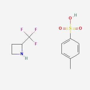 molecular formula C11H14F3NO3S B8187295 2-Trifluoromethyl-azetidine Tosylate 