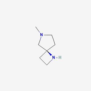 molecular formula C7H14N2 B8187298 (R)-6-Methyl-1,6-diaza-spiro[3.4]octane 
