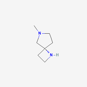 molecular formula C7H14N2 B8187299 (S)-6-Methyl-1,6-diaza-spiro[3.4]octane 