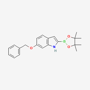 6-Benzyloxy-1H-indole-2-boronic acid pinacol ester