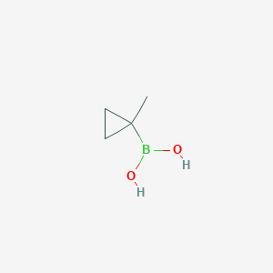 molecular formula C4H9BO2 B8187561 (1-甲基环丙基)硼酸 