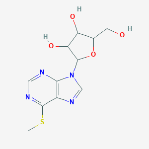 molecular formula C11H14N4O4S B081876 6-甲基硫代次黄嘌呤 CAS No. 13153-62-3