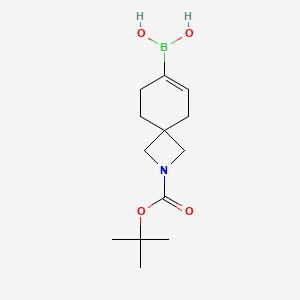 molecular formula C13H22BNO4 B8187646 2-Boc-2-Aza-spiro[3.5]non-6-ene-7-boronic acid 