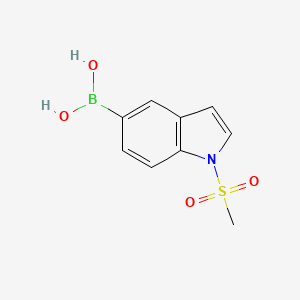 1-Methanesulfonyl-1H-indole-boronic acid