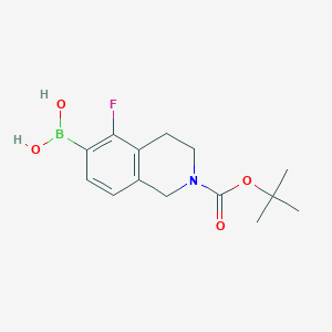 2-Boc-5-Fluoro-1,2,3,4-tetrahydro-isoquinoline-6-boronic acid