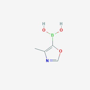 molecular formula C4H6BNO3 B8187704 4-methyl-Oxazole-5-boronicacid 