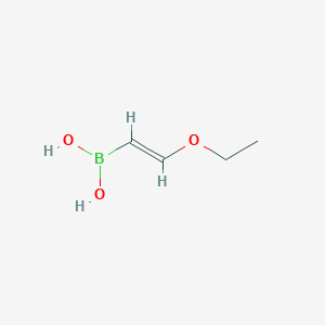 molecular formula C4H9BO3 B8187739 (2-Ethoxyvinyl)boronic acid 