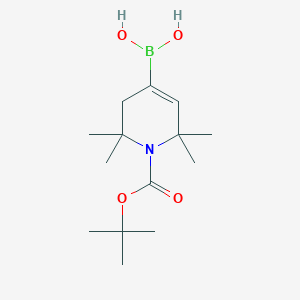molecular formula C14H26BNO4 B8187758 1-Boc-2,2,6,6-tetramethyl-1,2,3,6-tetrahydro-4-pyridine-boronic acid 