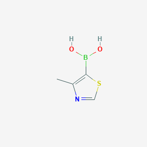 molecular formula C4H6BNO2S B8187806 4-Methyl-thiazole-5-boronic acid 