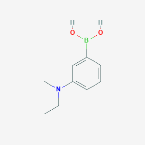 molecular formula C9H14BNO2 B8187809 [3-[Ethyl(methyl)amino]phenyl]boronic acid 