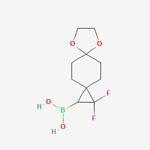 2,2-Difluoro-7,10-dioxa-dispiro[2.2.4.2]dodecane-1-boronic acid