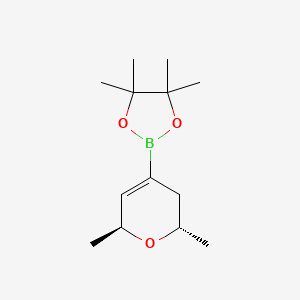 trans-2,6-Dimethyl-4-3,6-dihydro-2H-pyran-4-boronic acid pinacol ester