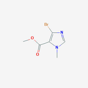 molecular formula C6H7BrN2O2 B8188015 Methyl 4-bromo-1-methyl-1H-imidazole-5-carboxylate 