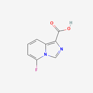 molecular formula C8H5FN2O2 B8188160 5-Fluoro-imidazo[1,5-a]pyridine-1-carboxylic acid 
