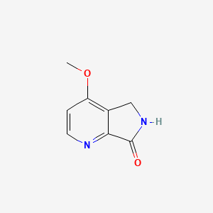 molecular formula C8H8N2O2 B8188294 4-Methoxy-5,6-dihydropyrrolo[3,4-b]pyridin-7-one 