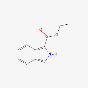molecular formula C11H11NO2 B8188334 2h-Isoindole-1-carboxylic acid ethyl ester 