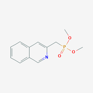molecular formula C12H14NO3P B8188466 Isoquinolin-3-ylmethyl-phosphonic acid dimethyl ester 