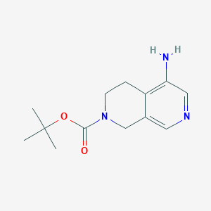tert-butyl 5-amino-3,4-dihydro-2,7-naphthyridine-2(1H)-carboxylate