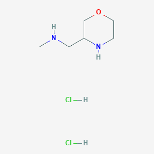 molecular formula C6H16Cl2N2O B8188560 Methyl-morpholin-3-ylmethyl-amine dihydrochloride 