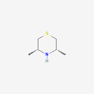 molecular formula C6H13NS B8188605 cis-3,5-Dimethyl-thiomorpholine 