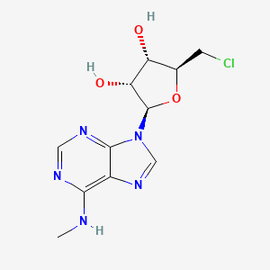 molecular formula C11H14ClN5O3 B8188636 5'-Choloro-5'-deoxy-N6-methyladenosine 
