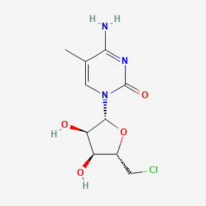 molecular formula C10H14ClN3O4 B8188643 5'-Chloro-5'-deoxy-5-Methylcytidine 