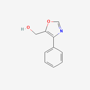 molecular formula C10H9NO2 B8188668 (4-Phenyl-oxazol-5-yl)-methanol 