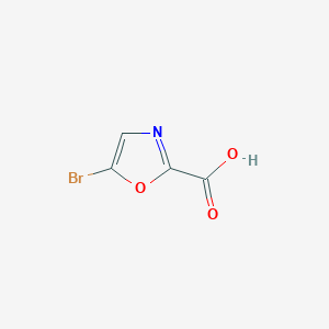 molecular formula C4H2BrNO3 B8188674 5-Bromo-1,3-oxazole-2-carboxylic acid 