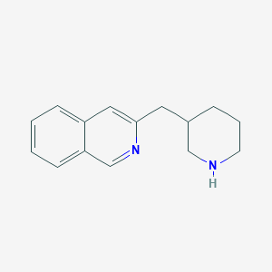 molecular formula C15H18N2 B8188796 3-Piperidin-3-ylmethyl-isoquinoline CAS No. 1017781-99-5