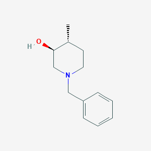molecular formula C13H19NO B8188839 trans-1-Benzyl-4-methyl-piperidin-3-OL 