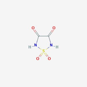 molecular formula C2H2N2O4S B8188897 1,1-Dioxo-1l6-[1,2,5]thiadiazolidine-3,4-dione 
