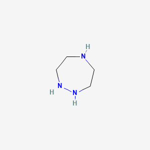 molecular formula C4H11N3 B8188929 [1,2,5]Triazepane 