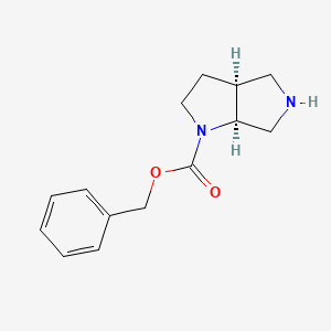 (3aS,6aS)-Hexahydro-pyrrolo[3,4-b]pyrrole-1-carboxylic acid benzyl ester