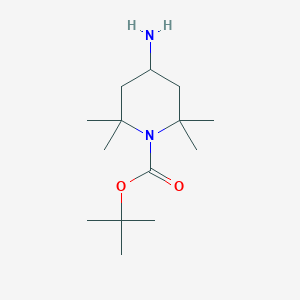 molecular formula C14H28N2O2 B8189022 Tert-butyl 4-amino-2,2,6,6-tetramethyl-piperidine-1-carboxylate 