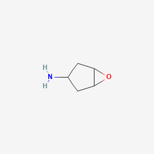 molecular formula C5H9NO B8189076 6-Oxabicyclo[3.1.0]hexan-3-amine 